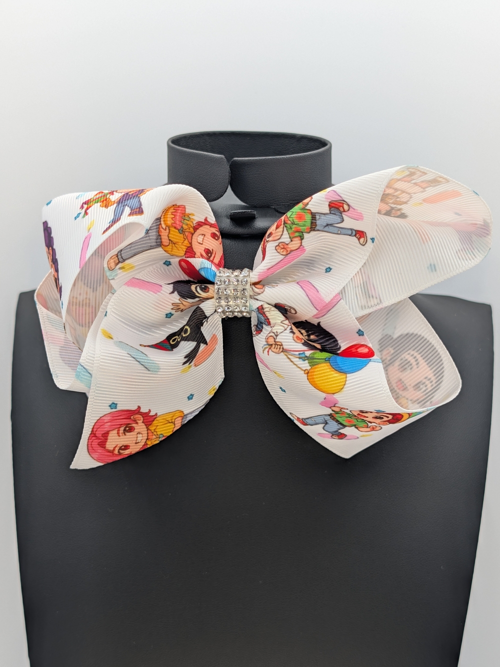 White Medium Kpop Demon Hunters Huntrix Hairbow